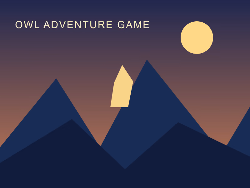 Owl Adventure Game browser game cover artwork